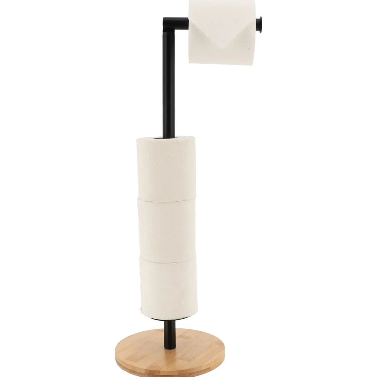 TENDANCE Dérouleur papier toilette avec réserve Harmonie Noir New