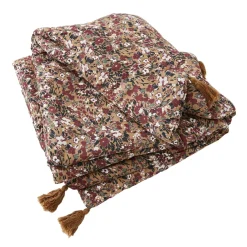 EMINZA Edredon gaze de coton (90 x 200 cm) Constance Camel Outlet