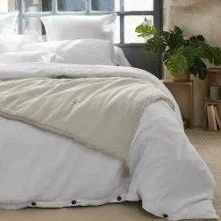 EMINZA Edredon gaze de coton (90 x 200 cm) Gaïa pampa Beige Hot
