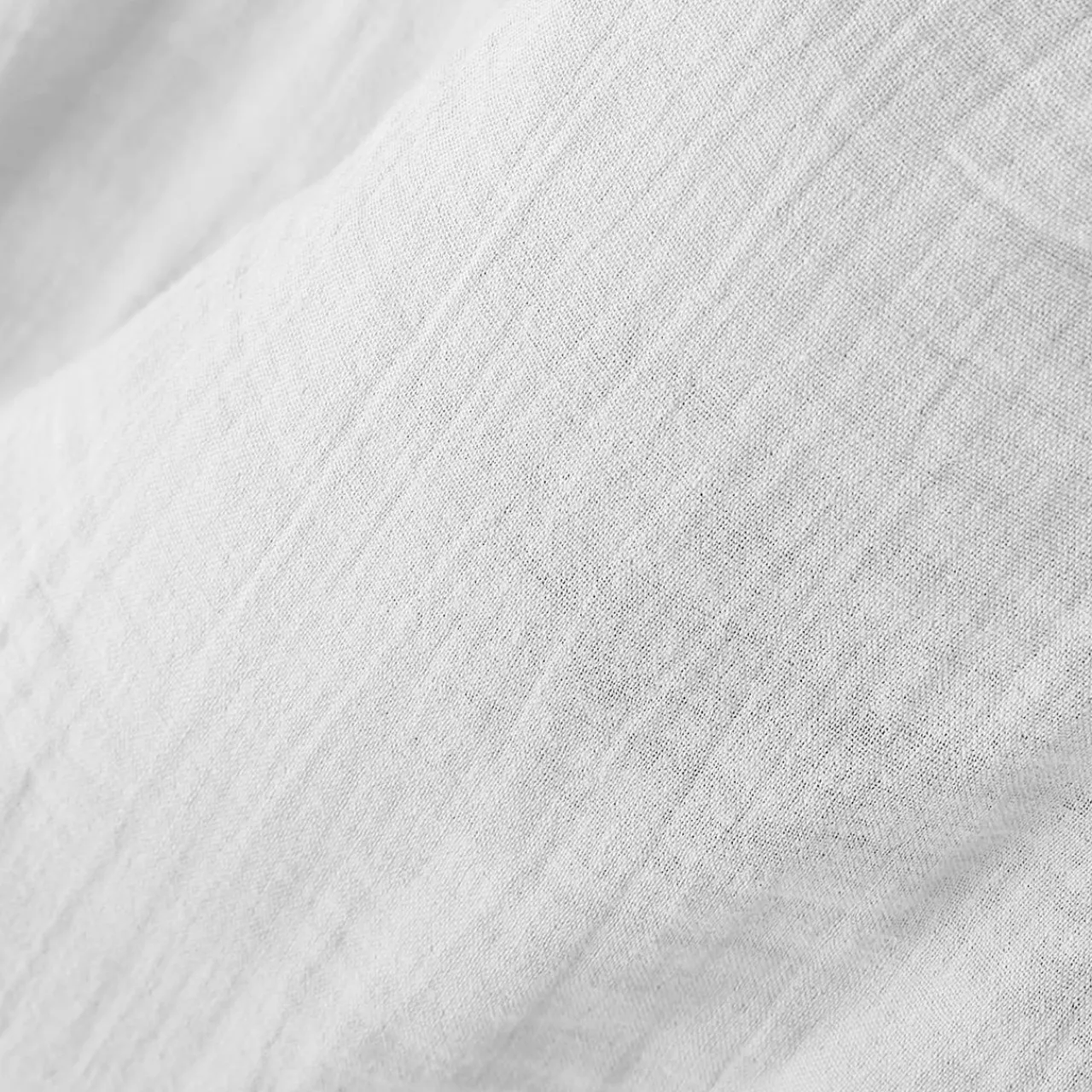EMINZA Edredon gaze de coton (150 x 150 cm) Gaïa chantilly Blanc New