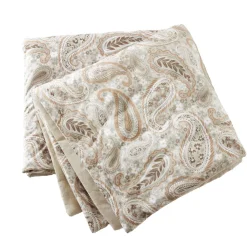 EMINZA Edredon velours (90 x 220 cm) Dolores Beige Best