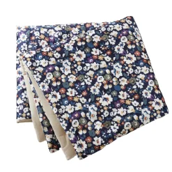 EMINZA Edredon velours (90 x 220 cm) Dolores Bleu Clearance