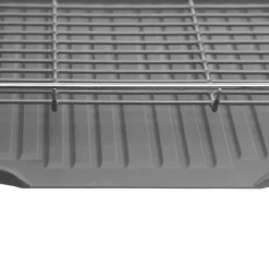 ATMOSPHERA Egouttoir en métal 2 niveaux (50 x 30 cm) Actual Gris Outlet