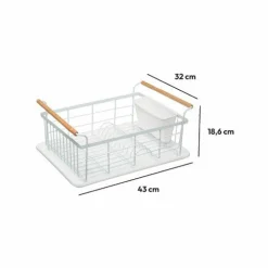 5 Five Simply Smart Egouttoir en métal (43 x 32 cm) Modern Blanc Online