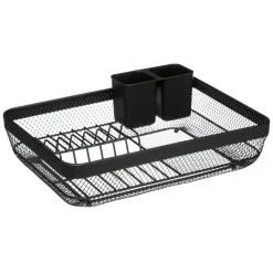 ATMOSPHERA Egouttoir vaisselle en métal (43 x H13 cm) Mayaj Noir Outlet