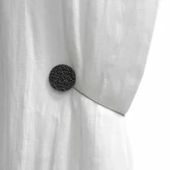 LUANCE Embrasse rideau Newport Noire Argent Outlet