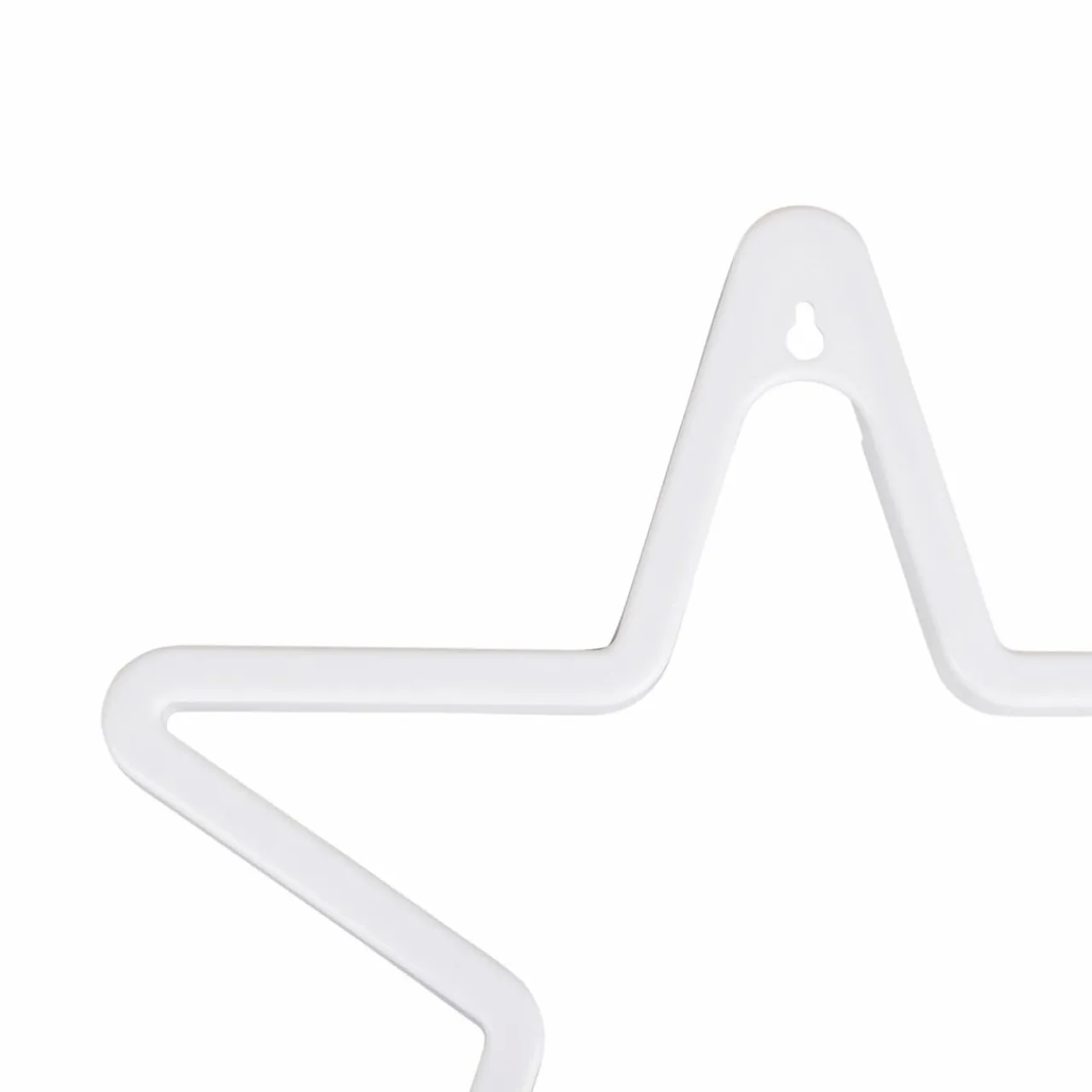 OSTARIA Enseigne lumineuse néon à piles (H26,8 cm) Étoile Jaune Discount