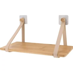 TENDANCE Etagère adhésive bambou (40 x H20 cm) Easy Chic Beige