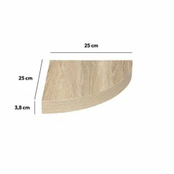 5 Five Simply Smart Etagère d'angle en (25 cm) Chêne Naturel Bois Online