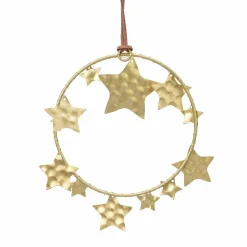 KAEMINGK Etoile de Noël à suspendre (D12 cm) Cercle Or Outlet
