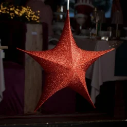 KAEMINGK Etoile de Noël à suspendre (D180 cm) Christmas Rouge New