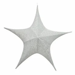 KAEMINGK Etoile de Noël à suspendre (D180 cm) Christmas Argent Clearance