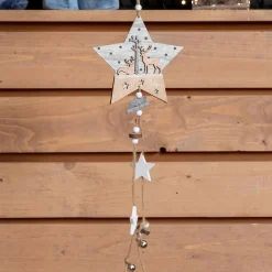 KAEMINGK Etoile de Noël à suspendre (H45 cm) Géant Naturel