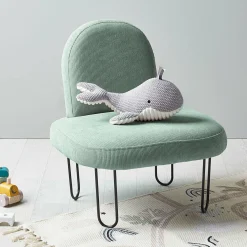 OSTARIA Fauteuil enfant velours (H50 cm) Augustin Vert