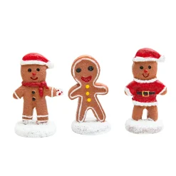 FEERIC LIGHTS Figurines Pain d'épices (H5 cm) Biscuits de Noël Hot