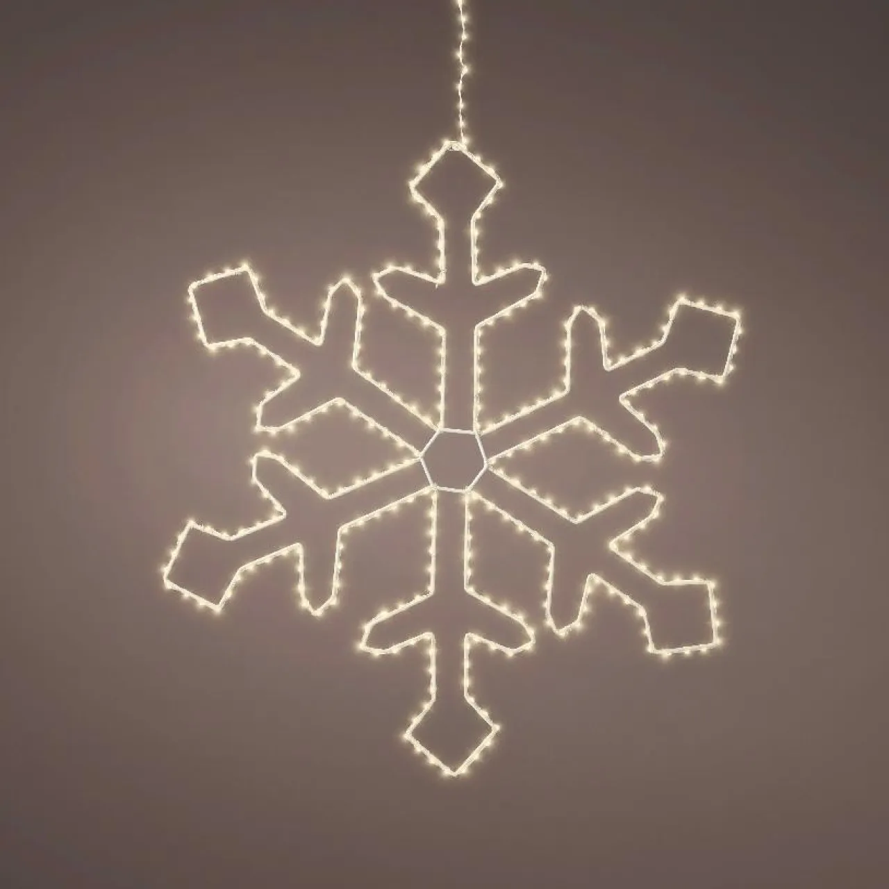 EMINZA Flocon lumineux à suspendre 335 LED (D58 cm) Everest Blanc chaud Outlet