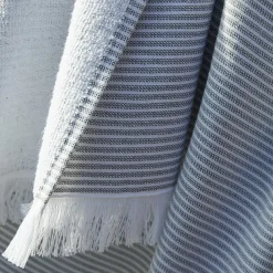 L'effet papillon Fouta coton et éponge (95 x 180 cm) Naël galet Gris New