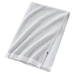 L'effet papillon Fouta coton et éponge (95 x 180 cm) Naël galet Gris New