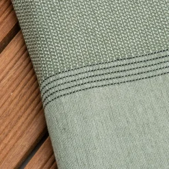 Fouta coton recyclé (100 x 200 cm) Beach Vert kaki Hot