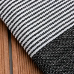 Fouta coton recyclé (100 x 200 cm) Océane e Noir Hot