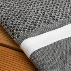 Fouta coton recyclé (100 x 200 cm) Selma e Noir Best