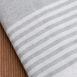 Fouta coton recyclé (200 x 200 cm) Summer e Gris Best
