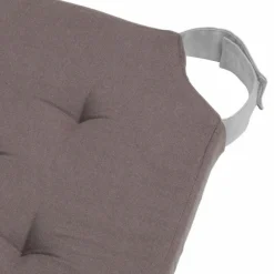 STOF Galette de chaise carrée scratch (38 x 38 cm) Duo Gris foncé Outlet