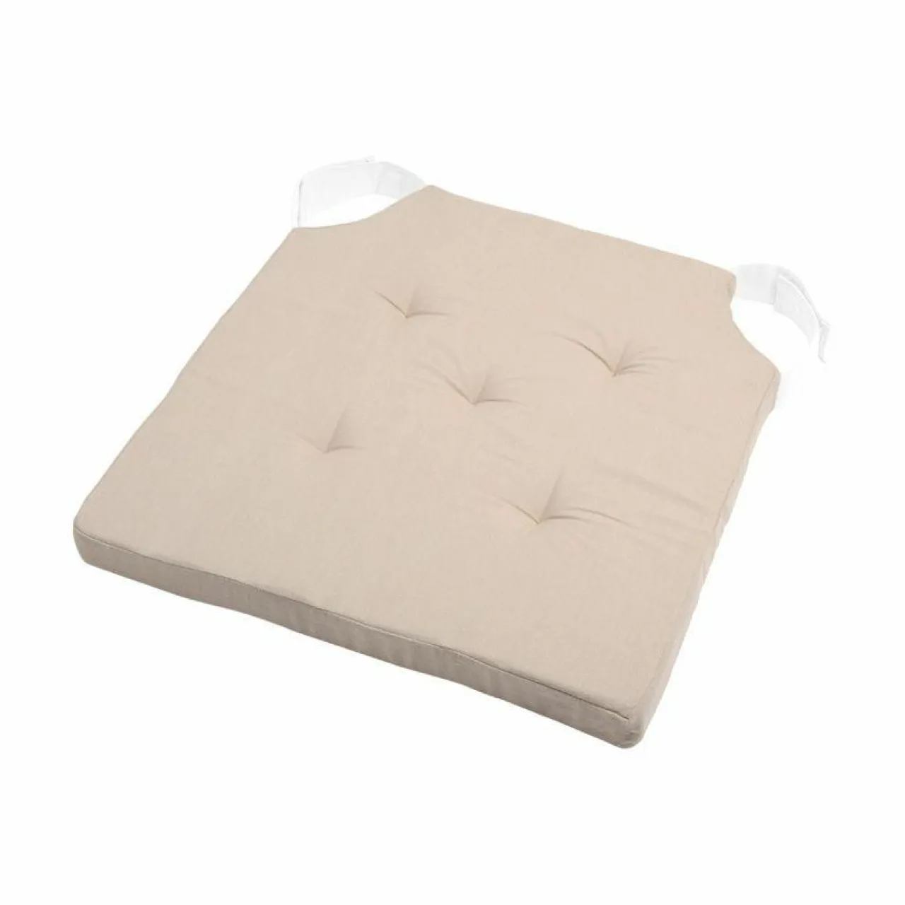 STOF Galette de chaise carrée scratch (38 x 38 cm) Duo Beige Hot