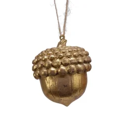 KAEMINGK Gland de Noël à suspendre (H8 cm) Vieux Chêne Or Sale