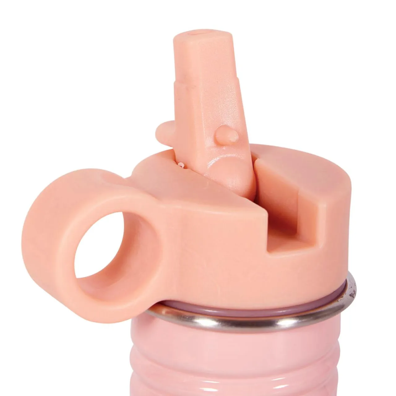 OSTARIA Gourde métal enfant (16 cm) Licorne Rose