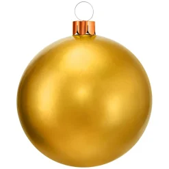 KOOPMAN Grande boule de Noël gonflable (D45 cm) Or Clearance