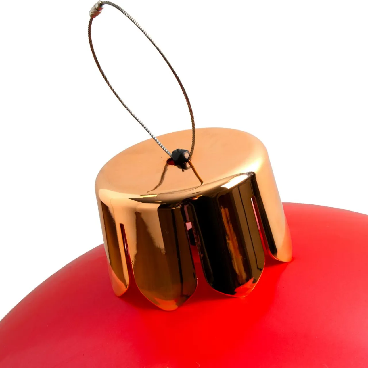 KOOPMAN Grande boule de Noël gonflable (D45 cm) Rouge Best