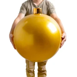 KOOPMAN Grande boule de Noël gonflable (D65 cm) Or Online
