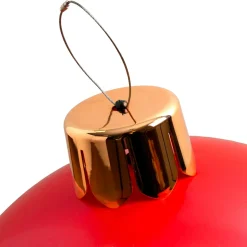 KOOPMAN Grande boule de Noël gonflable (D65 cm) Rouge Hot