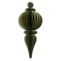 KAEMINGK Grande Suspension de Noël en papier (H80 cm) fermeture Magnétique Vert romarin Online