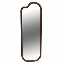 EMINZA Grand miroir mural en (H173 cm) Calcutta foncé Bois Outlet