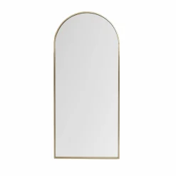 EMINZA Grand Miroir à poser en métal (H180 cm) Dallas Dé Or Clearance