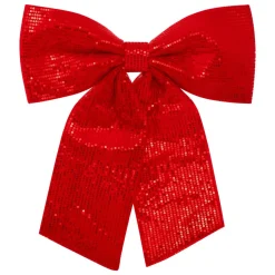 JJA Grand nœud de Noël (H47 cm) Prestige sequins Rouge Outlet