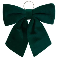 JJA Grand nœud de Noël (H72 cm) Prestige velours Vert sapin Sale