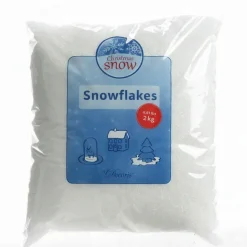 KAEMINGK Gros sachet de neige artificielle (2 kg) Flocons de neige Blanc Outlet