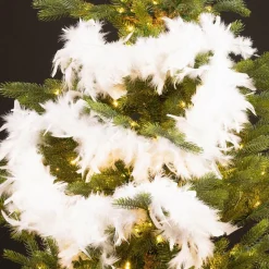 KAEMINGK Guirlande Boa en plumes (184 cm) Douceur Blanc Sale