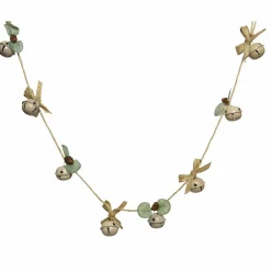KAEMINGK Guirlande déco (1,16 m) Clochettes de Noël Beige Discount