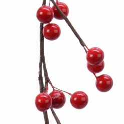 KAEMINGK Guirlande de Baie laquée (130 cm) Célénia Rouge Sale