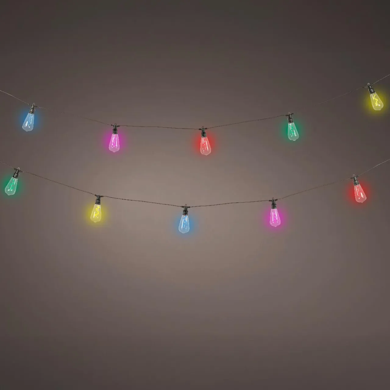 KAEMINGK Guirlande de jardin connectable 10 LED (4,5 m) Garden party Multicolore Online