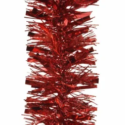 KAEMINGK Guirlande de Noël (D10 cm) (2 m) Alpine destructurée Rouge Hot