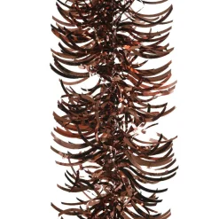 KAEMINGK Guirlande de Noël (D10 cm) ondulée Alpine Rouge brun Hot