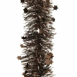 KAEMINGK Guirlande de Noël (D10 cm) étoilée Alpine Marron foncé