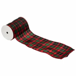 Feeric Lights & Christmas Guirlande de Noël (5 m) Tartan Ecossais Rouge Outlet