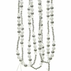 KAEMINGK Guirlande de perle (240 cm) Bianca Argent