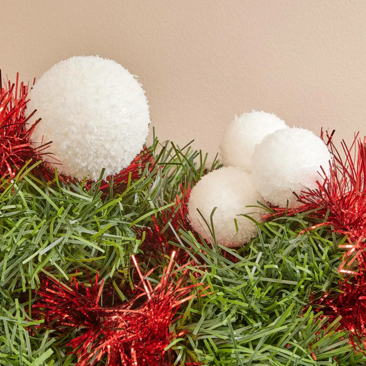 JJA Guirlande de sapin (270 cm) Festivités et Verte Rouge Discount
